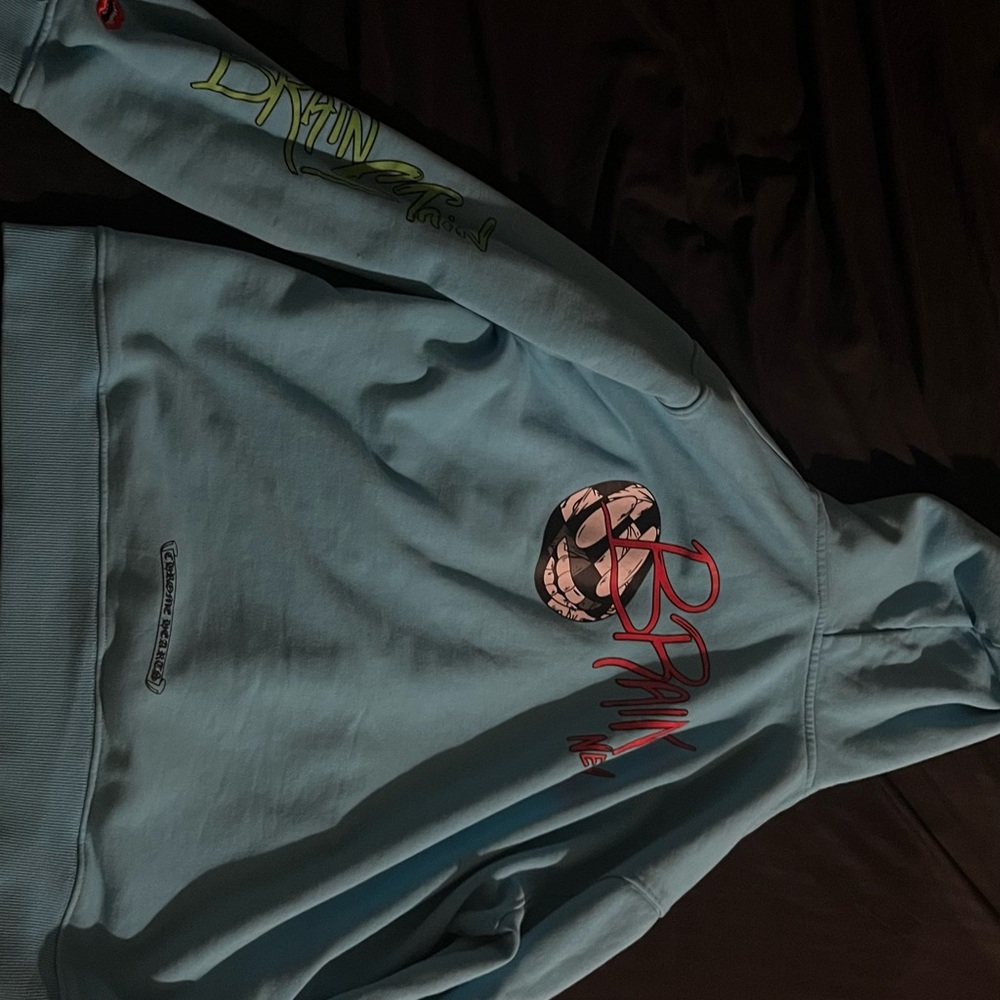 BLUE MATTY BOY CHROMEHEARTS HOODIE NEVER WORN (IN HIGH DEMAND)